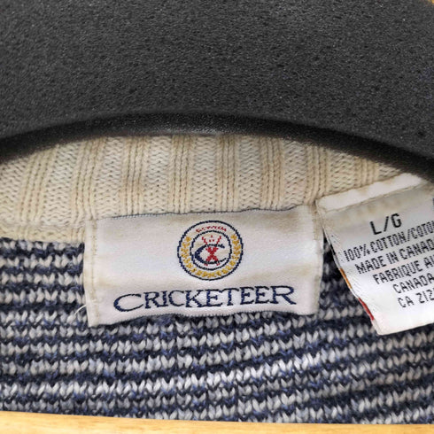 CRICKETEER 90-00S 総柄 プルオーバー ニット セーター メンズ L/G