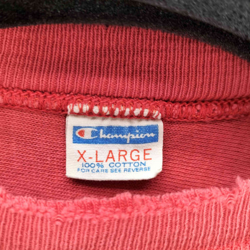 チャンピオン Champion 70S USA製 バータグ後期 目無し ナンバリング 85 フットボール Tシャツ 5分袖 メンズ X-LARGE