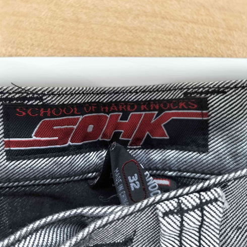 スクール オブ ハード ノックス SCHOOL OF HARD KNOCKS SOHK バギーカーゴパンツ b-boy b系 メンズ US:32-33