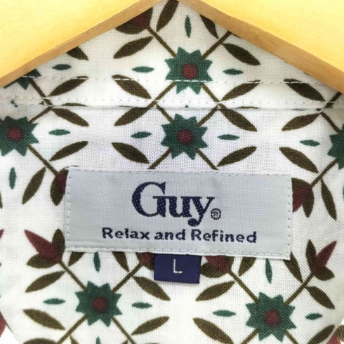 ガイ GUY 総柄 半袖シャツ メンズ import:L