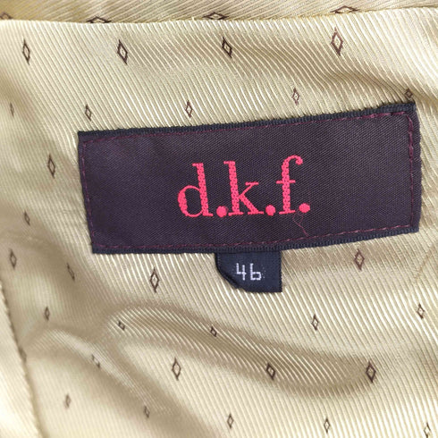 d.k.f. ボタンデザイン ナポレオンコート メンズ 46