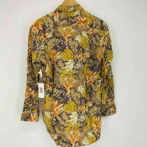 マガー MUGGER L/S レーヨン リネン 総柄シャツ メンズ JPN:M