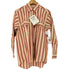 ビッグジョン BIG JOHN L/S ストライプ コットンシャツ メンズ JPN:M