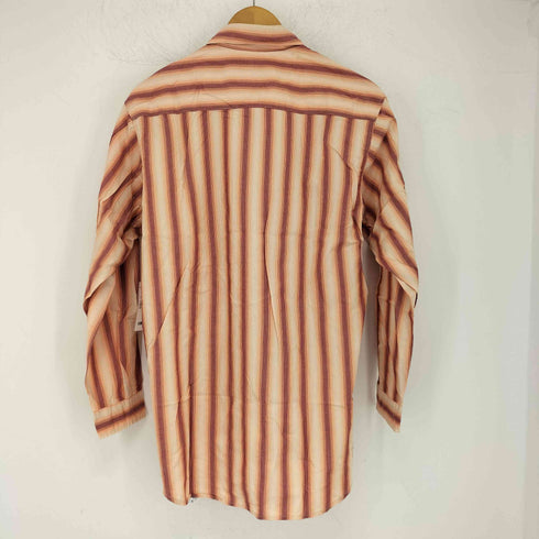 ビッグジョン BIG JOHN L/S ストライプ コットンシャツ メンズ JPN:M