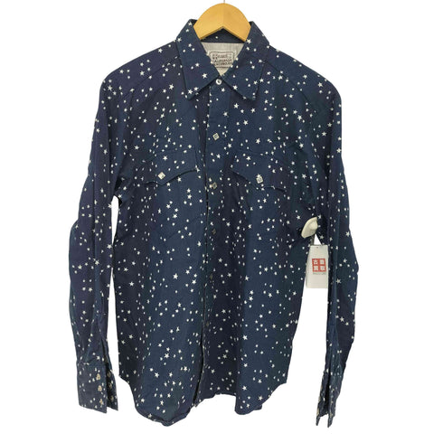 エイチバーシー H BAR C usa製 星柄 ウエスタンシャツ メンズ import:M