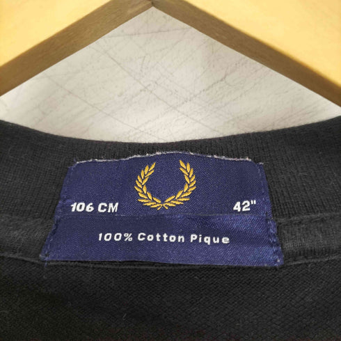 フレッドペリー FRED PERRY ボーダー 鹿の子 ポロシャツ メンズ UK:42