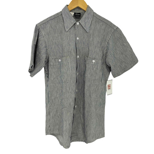 プレンティス Prentiss usa製 ヒッコリー s/s ワークシャツ メンズ import:S