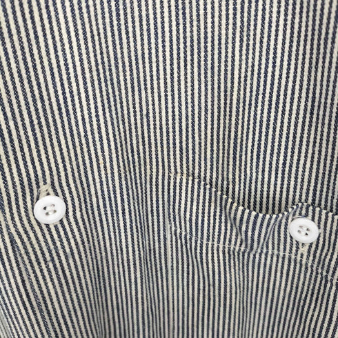 プレンティス Prentiss usa製 ヒッコリー s/s ワークシャツ メンズ import:S