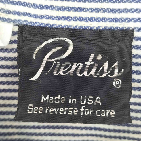 プレンティス Prentiss usa製 ヒッコリー s/s ワークシャツ メンズ import:S