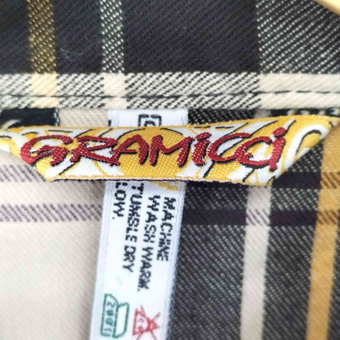 グラミチ GRAMICCI usa製 チェック ネルシャツ メンズ import:S