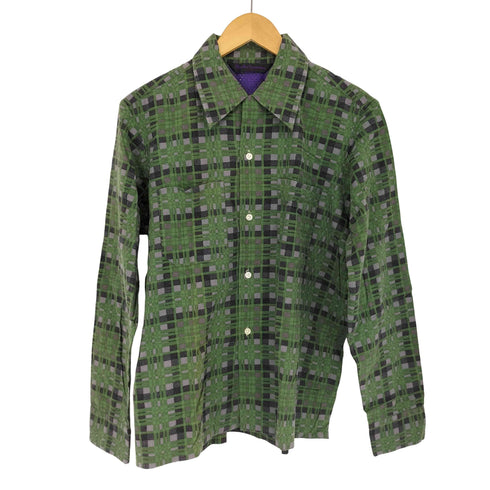 ニードルズ Needles SPORT WEARチェック オープンカラー プリントネルシャツ メンズ JPN:M