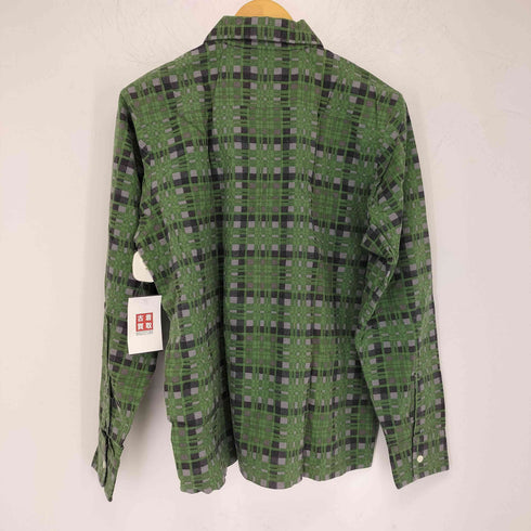 ニードルズ Needles SPORT WEARチェック オープンカラー プリントネルシャツ メンズ JPN:M