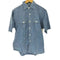 ポストオーバーオールズ POST OVERALLS Spanishcurves シャンブレー s/s ワークシャツ メンズ JPN:S