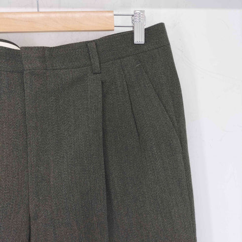 Jacobins ウール2タックスラックスパンツ メンズ 85