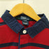 ポロバイラルフローレン Polo by RALPH LAUREN 90S ポニー刺繍 鹿の子 ボーダー ポロシャツ ラガーシャツ メンズ XL