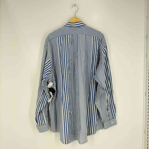 ラルフローレン RALPH LAUREN 90s BLAKE クレイジーパターン ストライプ ボタンダウンシャツ メンズ XXL