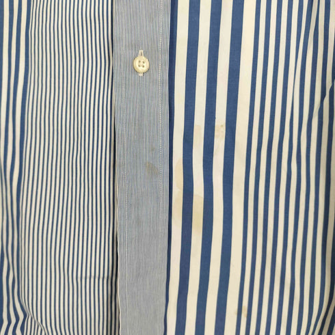 ラルフローレン RALPH LAUREN 90s BLAKE クレイジーパターン ストライプ ボタンダウンシャツ メンズ XXL