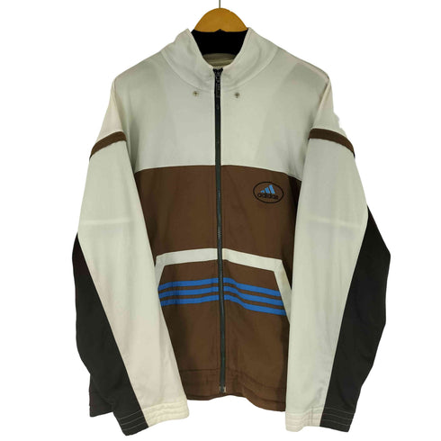 アディダス adidas 90S 白タグ マルチカラー トラックジャケット デタッチャブル メンズ L
