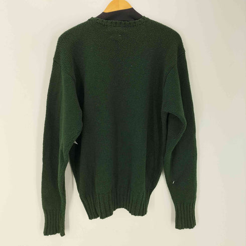 ポロバイラルフローレン Polo by RALPH LAUREN 90S ポニー刺繍 リブ編み コットン ニット セーター メンズ import:M