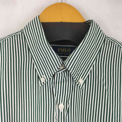 ポロラルフローレン POLO RALPH LAUREN スモールポニー刺繍 ストライプ S/S BD シャツ メンズ JPN:L