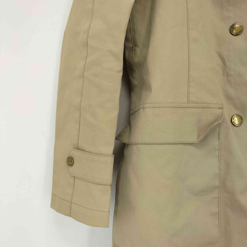 マッキントッシュフィロソフィー MACKINTOSH PHILOSOPHY ゴム引きダブルブレストロングコート レディース 38