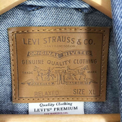リーバイス Levis PREMIUM RELAXED 1st デニムジャケット メンズ import:XL