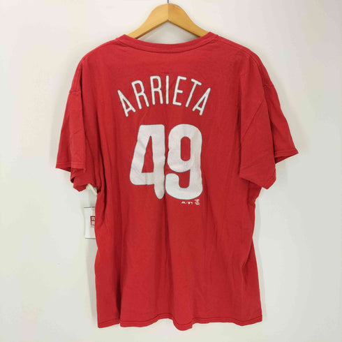 マジェスティック MAJESTIC MLB ベースボール チーム ロゴ プリント Tシャツ メンズ import:L