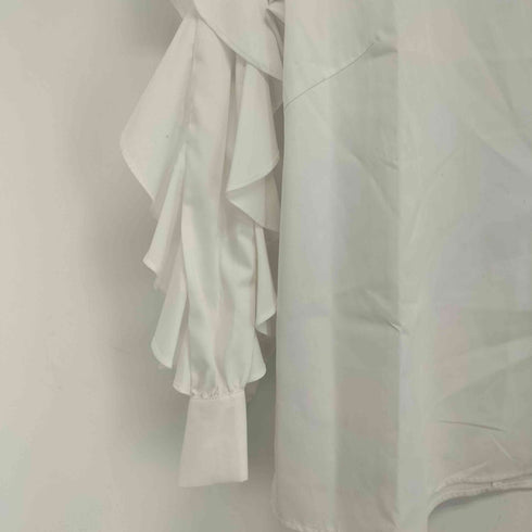 ユナイテッドアローズグリーンレーベルリラクシング UNITED ARROWS green label relaxing フリルスリーブ ブラウス レディース