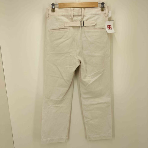 ENCENS COTTON DENIM TROUSERS 11oz シンチバック ワイドパンツ メンズ