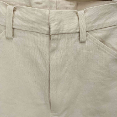 ENCENS COTTON DENIM TROUSERS 11oz シンチバック ワイドパンツ メンズ