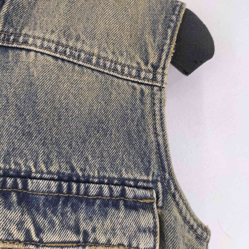 ラグアジェム LAGUA GEM POCKET HOODIE デニムベスト レディース FREE
