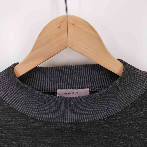ビームスライツ BEAMS Lights MIX ミラノリブ クルーネック ニット メンズ