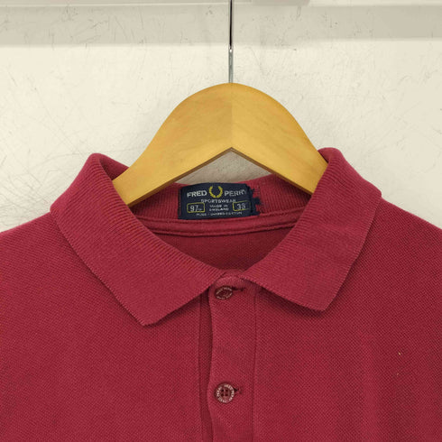 フレッドペリー FRED PERRY イングランド製 鹿の子 ポロシャツ メンズ UK:38