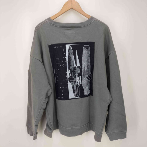 シーイー C.E 19AW SWEAT SHIRT グラフィックプリント クルーネックスウェット メンズ