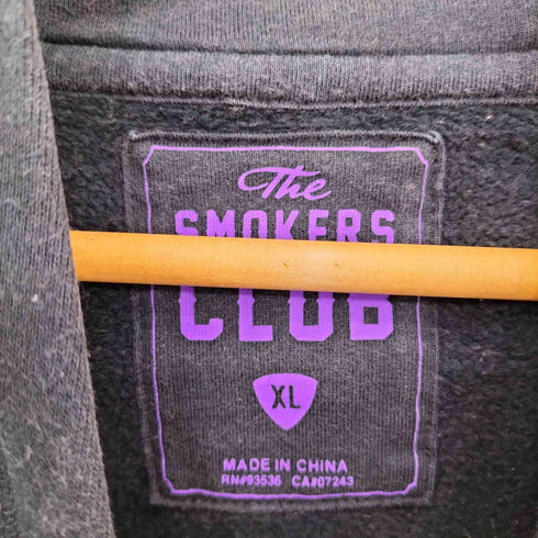 THE SMOKERS CLUB 両面プリント スウェット プルオーバーパーカー メンズ XL