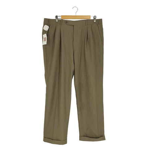 ブルックスブラザーズ 346 BROOKS BROTHERS ウール 2タックワイドスラックス メンズ W38/L31