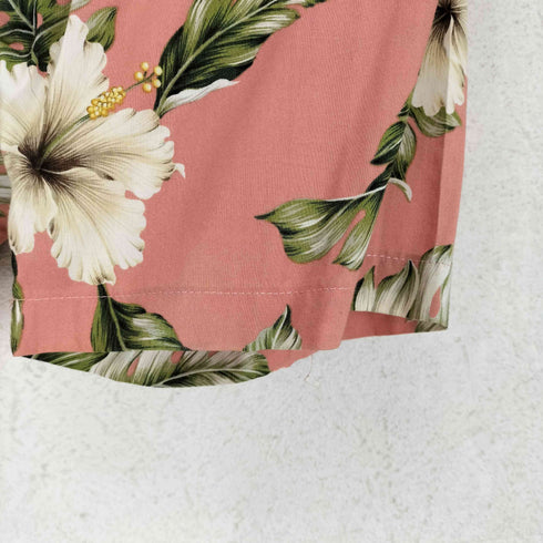 MILSON 90s- USA製 ボタニカルデザインアロハシャツ メンズ M