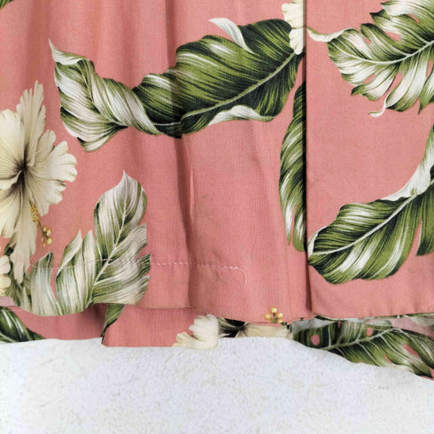 MILSON 90s- USA製 ボタニカルデザインアロハシャツ メンズ M