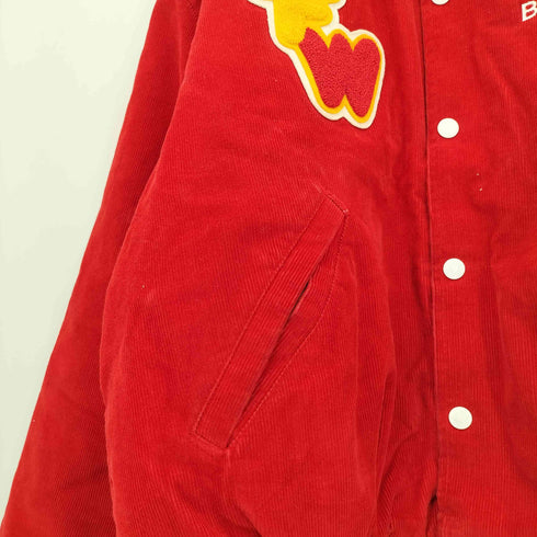 Birdie USA製 パッチデザイン コーデュロイジャケット メンズ L