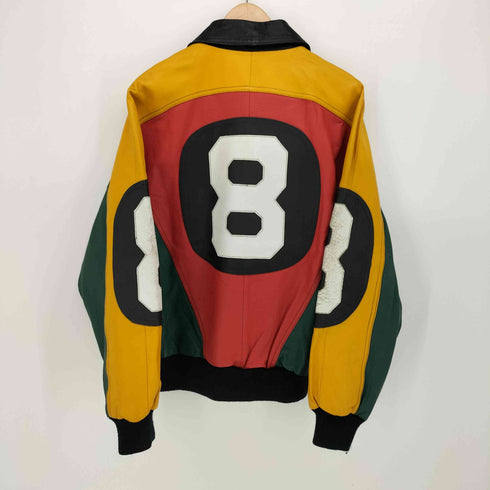 COGNAC 8 BALL JACKET マルチカラー 8ボール レザー ジャケット メンズ import:S