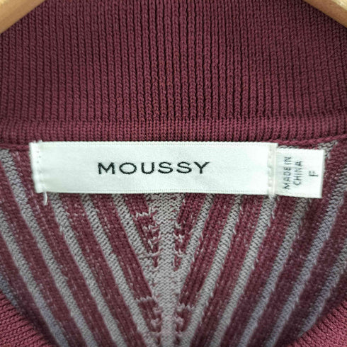 マウジー moussy RIB KNIT カーディガン&キャミ レディース FREE