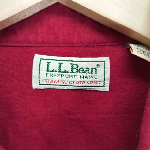 エルエルビーン L.L.Bean 80s USA製 シャモアクロス 2ポケットシャツ メンズ TALL 17