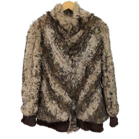 NABRO Stretch Fur リアルファージャケット ボックスシルエット メンズ