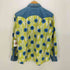 リーバイス Levis FOR LADIES COWGIRL 総柄 デニム 切り替え ウエスタン シャツ メンズ import:M