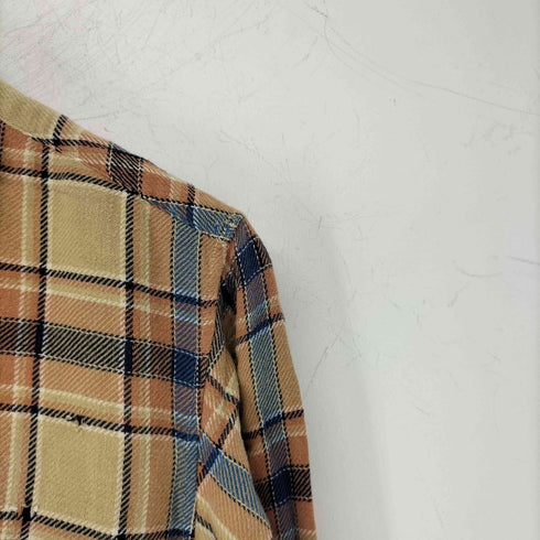 アナクロノーム Anachronorm リペア加工 ネルチェック ネルシャツ メンズ JPN:1