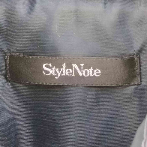 STYLE NOTE ナイロン ドローコード スプリングコート レディース