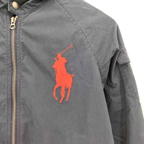 ポロバイラルフローレン Polo by RALPH LAUREN ビッグポニー ジップアップ フーデッドジャケット レディース L