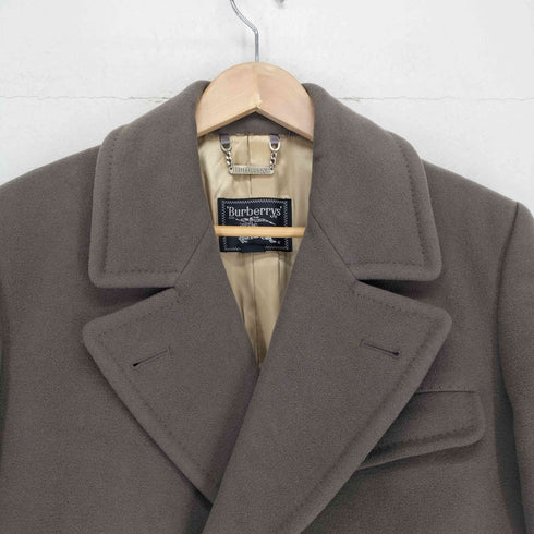 バーバリーズ BURBERRYS WOOL&CASHMERE ウールカシミヤダブルチェスターコート メンズ MEDIUM