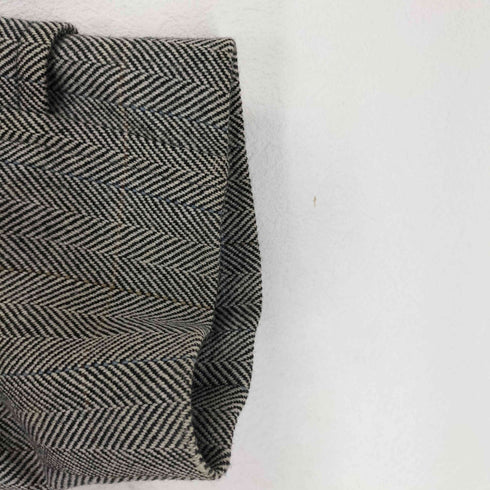 バーバリーズ BURBERRYS WOOL&CASHMERE ウールカシミヤヘリンボーンステンカラーコート メンズ