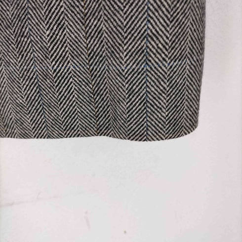 バーバリーズ BURBERRYS WOOL&CASHMERE ウールカシミヤヘリンボーンステンカラーコート メンズ